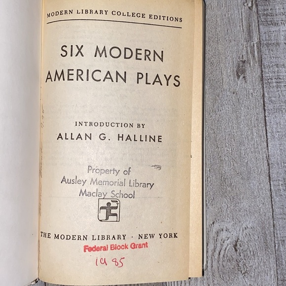 Six Modern American Plays vintage hardback book - Picture 4 of 10
